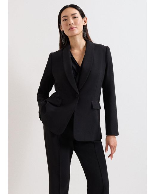 Phase Eight Black Stasia Tux Jacket