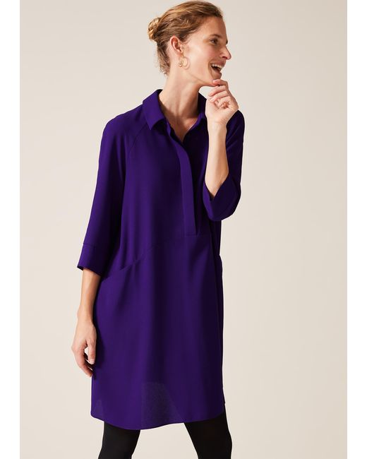 Phase Eight Purple Bella Swing Dress