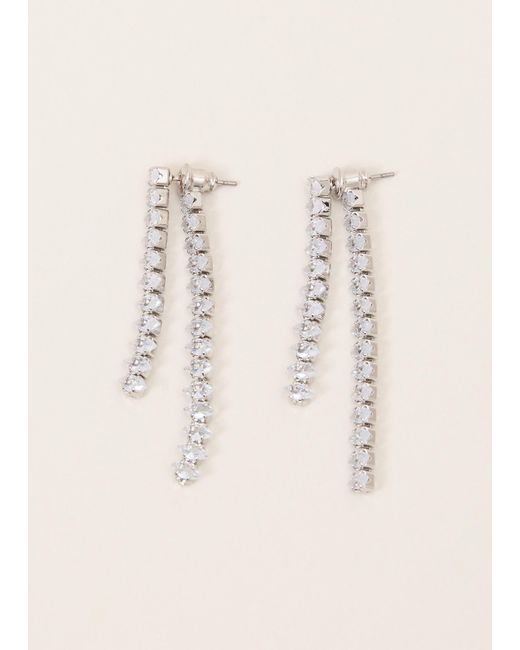 Phase Eight Natural Stone Front And Back Earrings