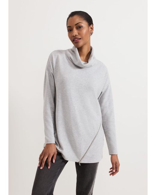 Phase Eight White Klara Snuggle Top
