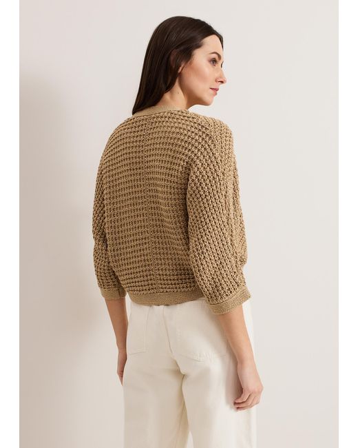 Phase Eight Natural Isobell Textured Shurg