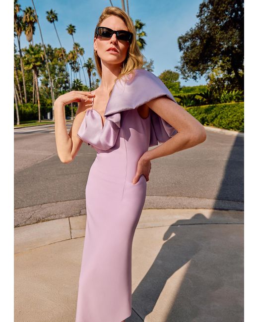 Phase Eight Pink Onessa Midi Dress