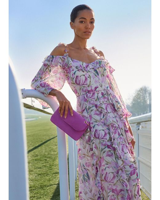 Phase Eight Pink Sarah Floral Maxi Dress