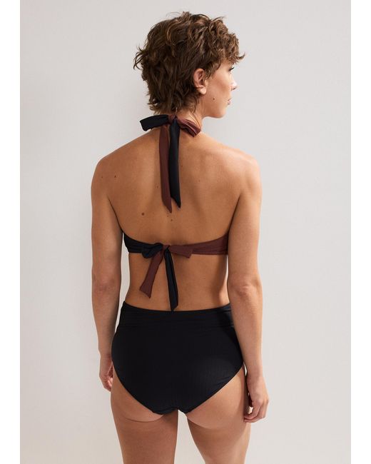 Phase Eight Black Colour Block Bikini Bottom