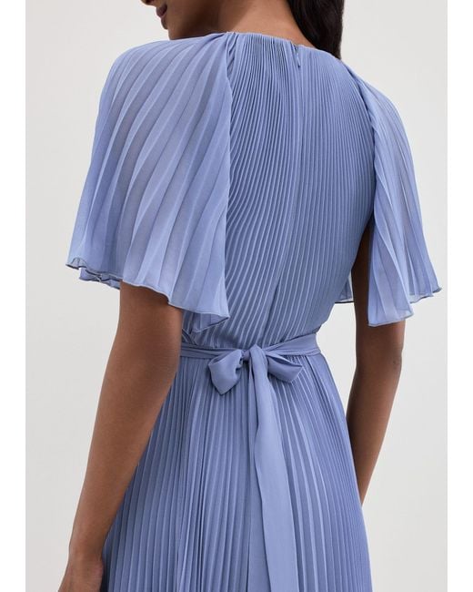 Phase Eight 's Kathleen Pale Blue Pleat Dress