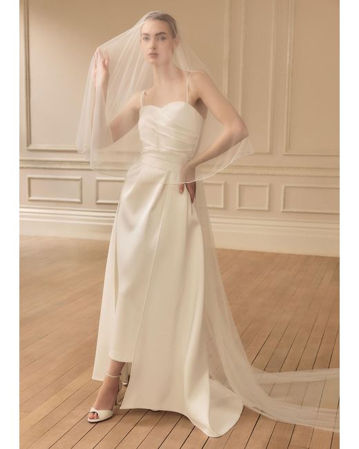 Phase Eight Natural Meredith Satin Wedding Dress