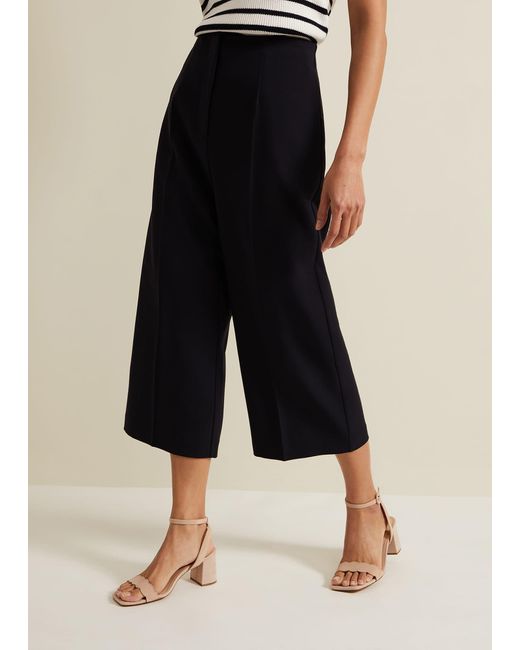 Phase Eight Natural 's Aubrielle Clean Crepe Culotte