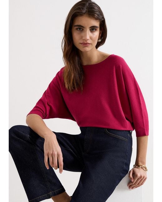 Phase Eight Red Cristine Knit Jumper