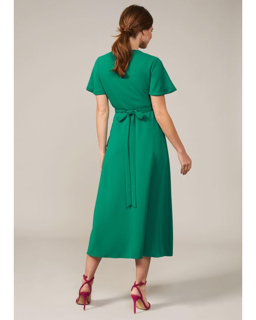 Phase Eight Green Fiorella Midi Dress