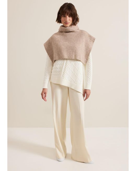 Phase Eight Natural Knitted Vest