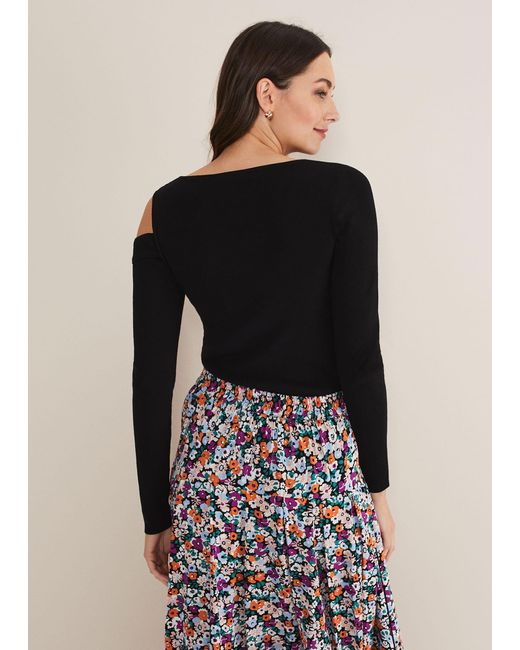 Phase Eight Black Wren Cut Out Knit