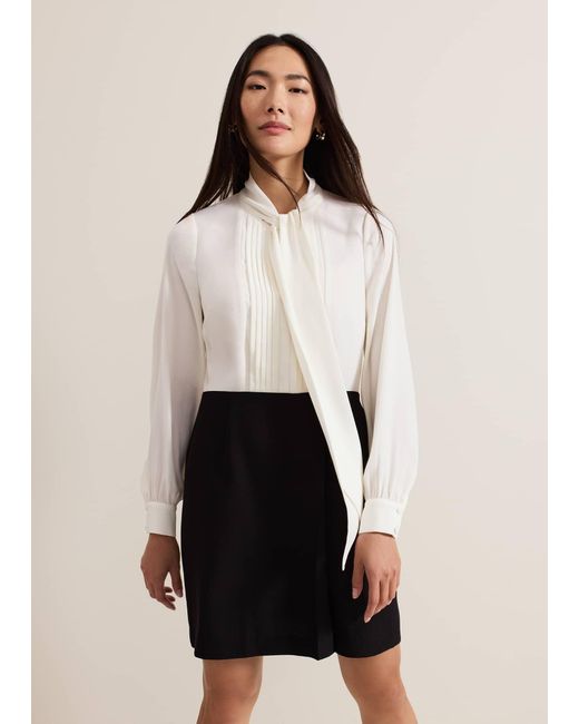 Phase Eight Natural Tilly Shift Mini Dress