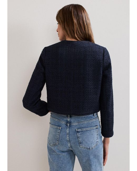 Phase Eight Blue Ripley Boucle Jacket