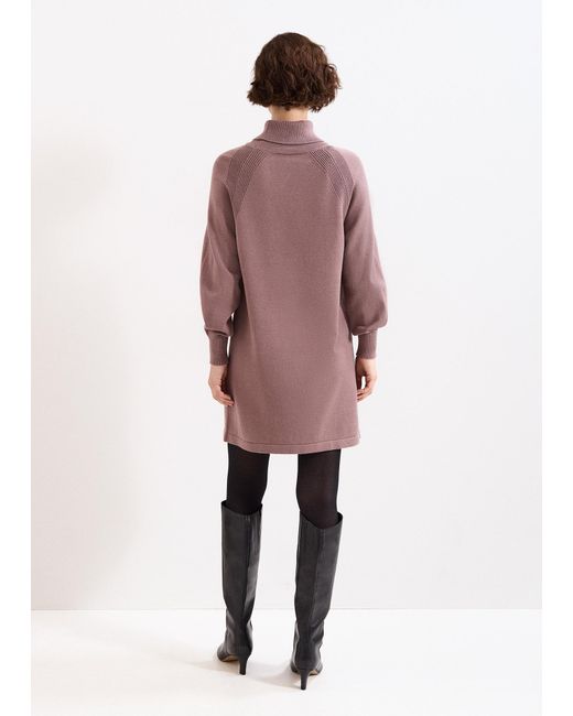 Phase Eight Purple Ellie Knit Jumper Dress