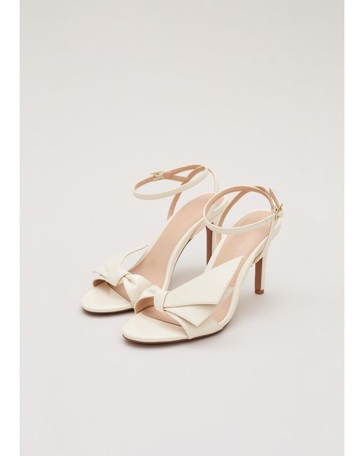 Phase Eight White Bow Sandal