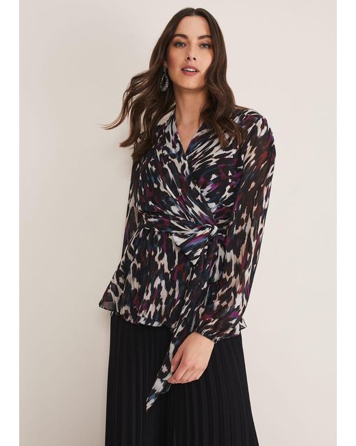 Phase Eight Multicolor Florentine Printed Blouse