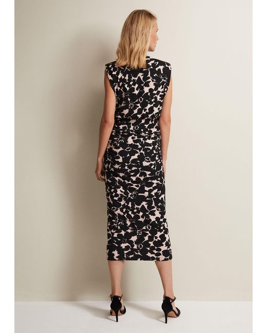 Phase Eight Natural 's Taylor Floral Jersey Midi Dress