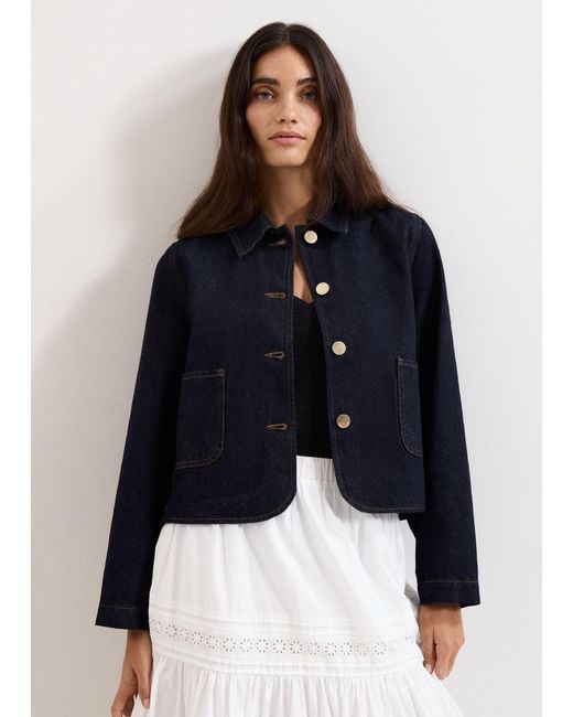 Phase Eight Blue Indira Denim Jacket