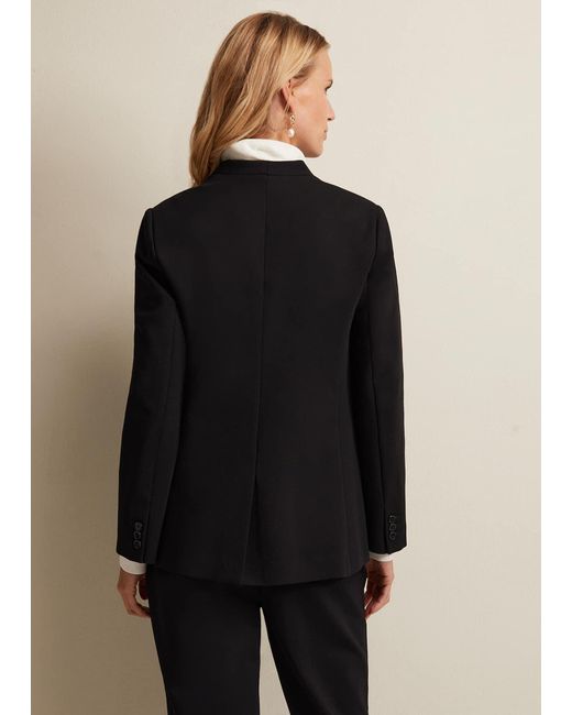 Phase Eight Black Devin Ponte Blazer