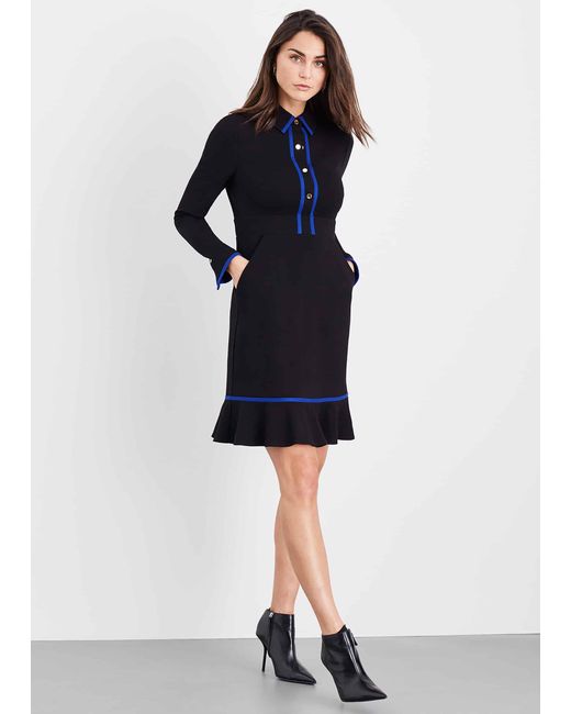 Phase Eight Blue Natalya Colourblock Dress