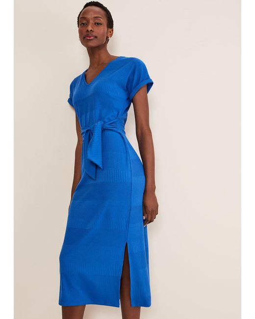 Phase Eight Blue 's Yazmina Jersey Midi Dress