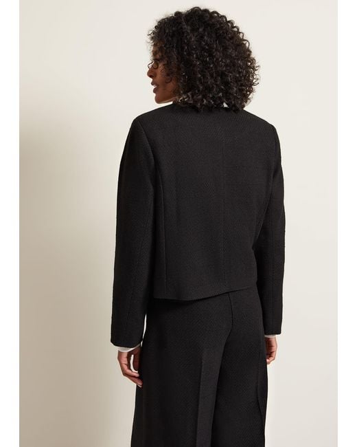Phase Eight Black Ripley Boucle Jacket