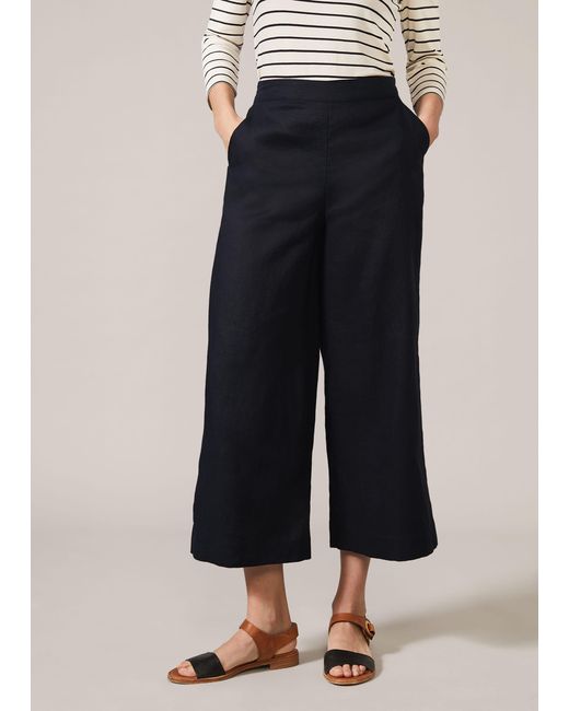 Phase Eight Blue Luna Linen Trouser