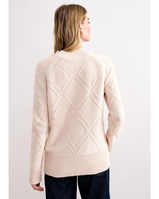 Phase Eight Natural Tara Diamond Jumper