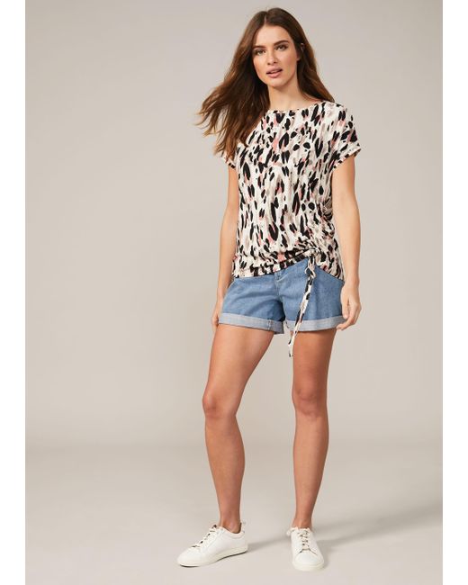 Phase Eight Blue Una Denim Short