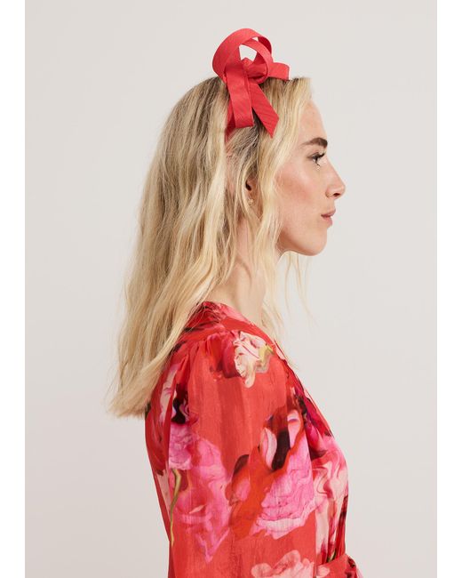 Phase Eight Red Loop Headband