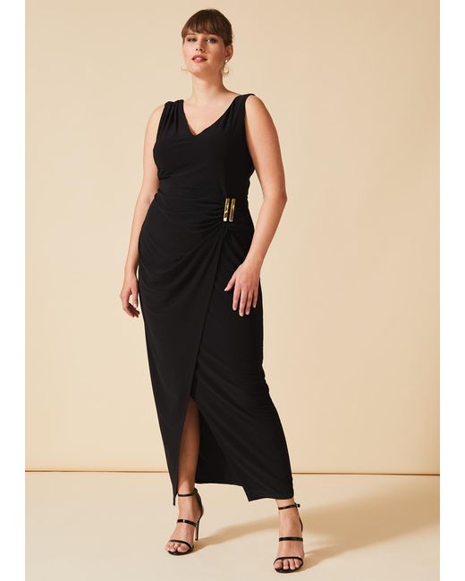 Phase Eight Black Calypso Maxi Dress