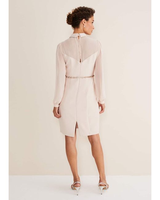 Phase Eight Multicolor Avah Embellished Fitted Dress