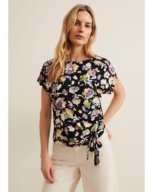 Phase Eight Natural 's Maddie Watercolor Top