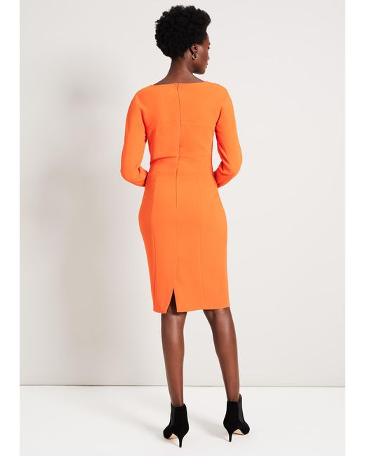 Phase Eight Orange Valo Batwing Dress