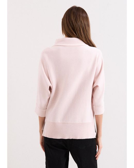 Phase Eight Pink Salima Funnel Neck Knit