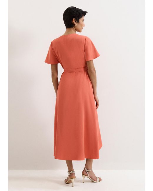 Phase Eight Red Julissa Wrap Dress