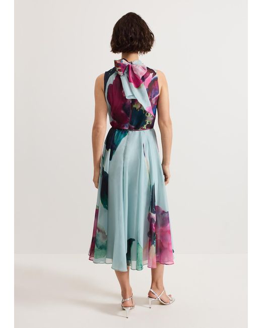 Phase Eight Red Tahnia Floral Sequin Dress