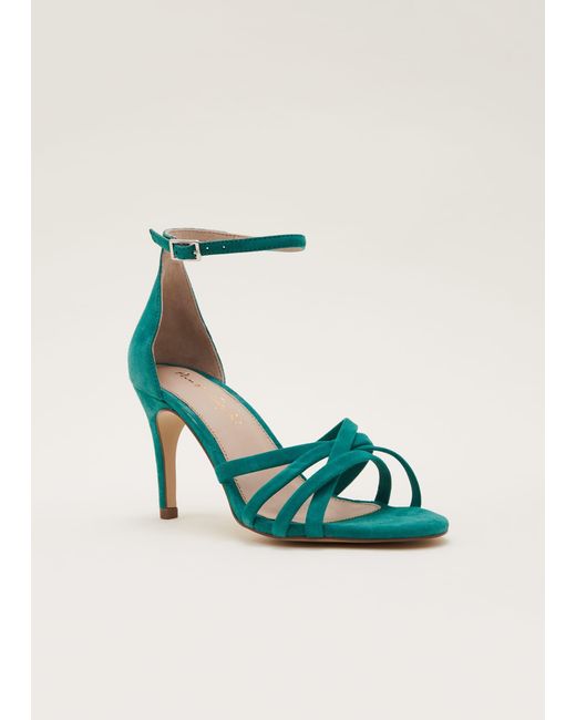 Phase Eight Blue Barely There Sandal