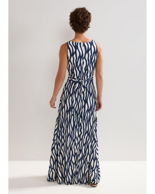 Phase Eight White Artemis Abstract Maxi Dress