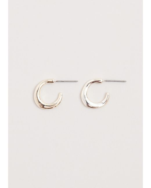 Phase Eight Natural Small Hoop Earring