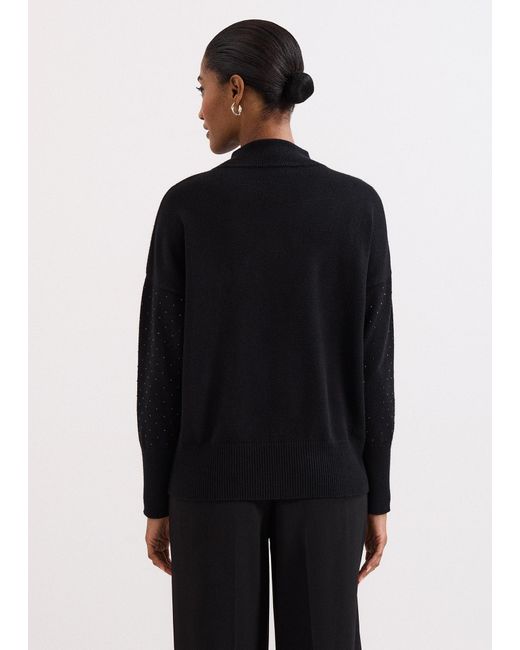 Phase Eight Blue Steph Stud Jumper