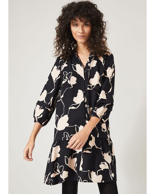 Phase Eight Black Claira Floral Dress