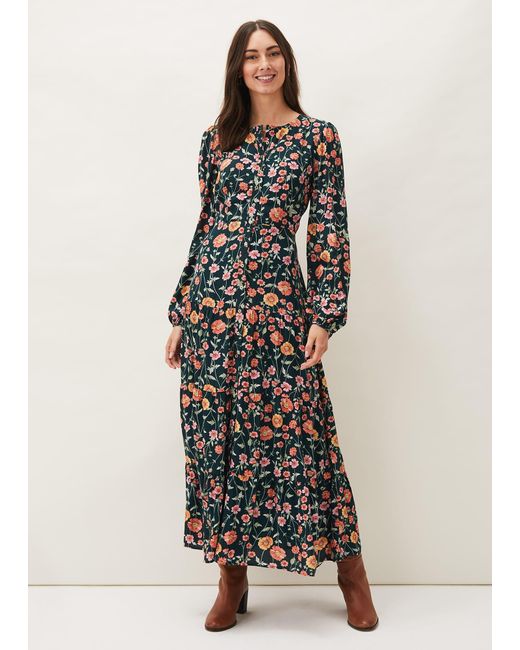 Phase Eight Multicolor Matilda Floral Midaxi Dress