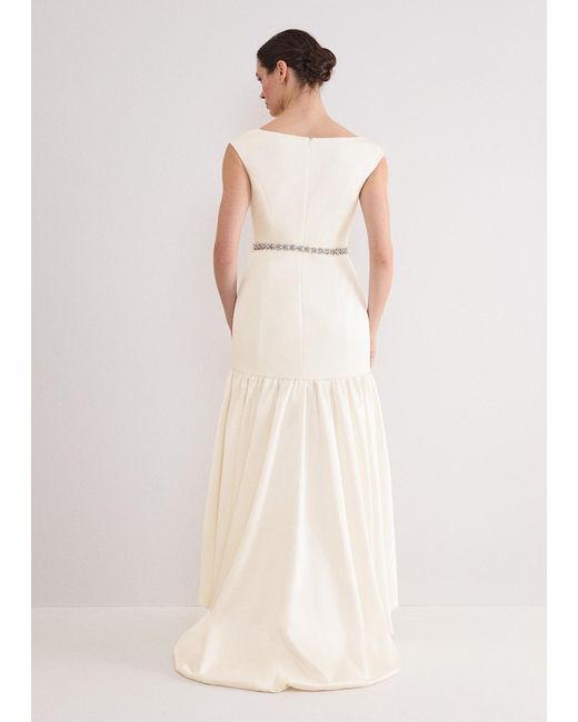 Phase Eight White Othelia Jewelled Maxi Dress