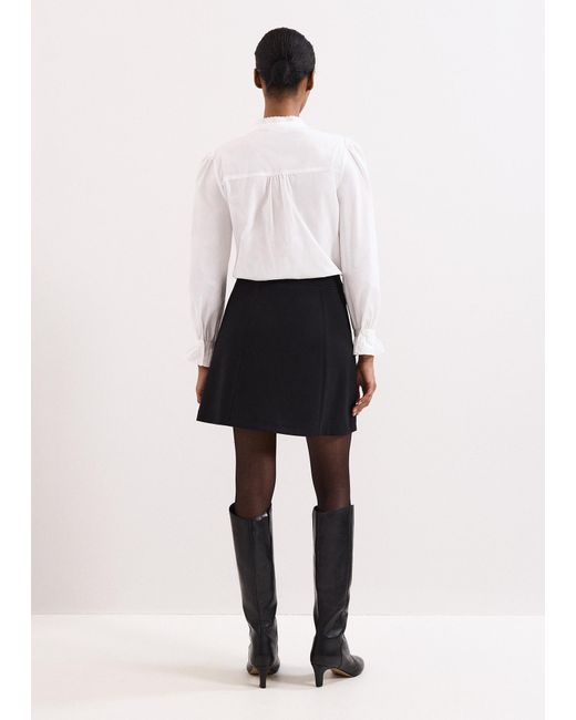 Phase Eight White Danni Mini Skirt