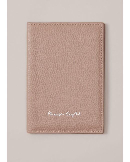 Phase Eight Natural 's Leather Passport Holder