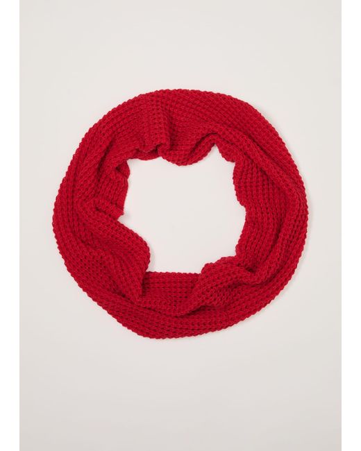 Phase Eight Red Knitted Snood
