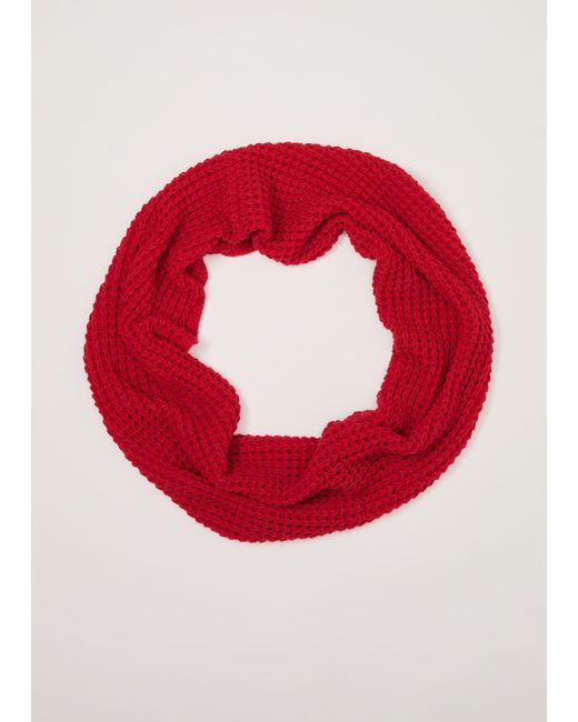 Phase Eight Red Knitted Snood