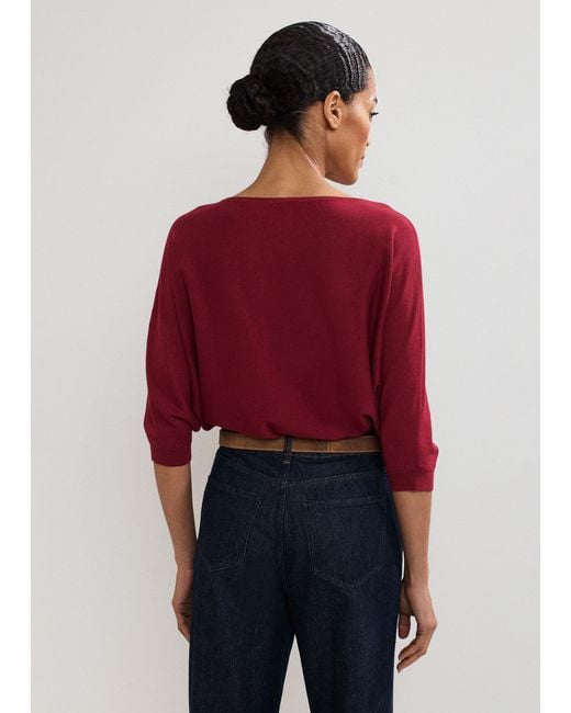 Phase Eight Red Cristine Knit Top