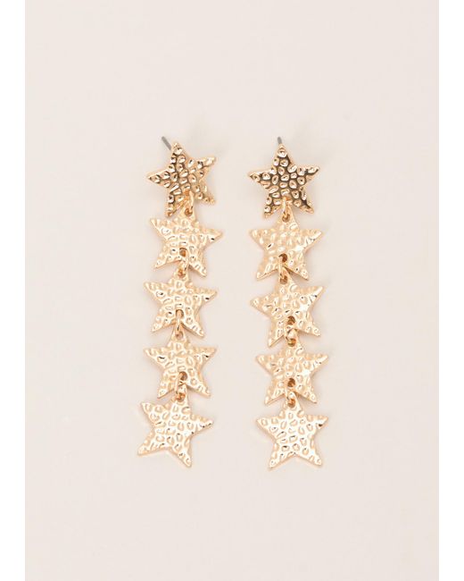Phase Eight Natural Star Drop Earrings